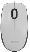 Мышь Logitech Mouse M100 White USB