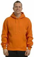 Магазин Толстовок - Orange Hoodie Man Classic Мужская оранжевая толстовка худи классическая 320гр/м.кв, 2XL-54-Unisex-(Мужской)