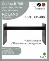 Стойка R-70B для цифровых пианино ROLAND FP-30, ROLAND FP-30X, черная