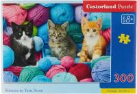 Пазл Castorland Котята в пряже, 300 эл. 0477/B7-030477