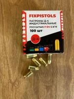 Патроны строительные монтажные Fixpistols Д-4 6.8/18 Красные (100шт/упак)