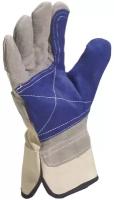 Перчатки комбинированные (кожа, х/б) DELTA PLUS DS202RP, размер 10