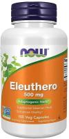 NOW Eleuthero 500 mg - Сибирский женьшень 100 вегетарианских капсул