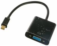 Переходник miniDisplayPort - VGA Cablexpert A-mDPM-VGAF-02 20M/15F длина 15см черный