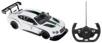 Машина р/у 1:14 Bentley Continental GT3, цвет белый 2,4G