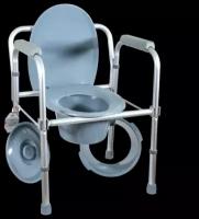 Кресло-туалет Amrus AMCB6808 облегченное, со спинкой, регулируемое по высоте