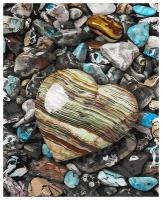ArtXobby Картина по номерам "Камень сердцем", 40х50 см