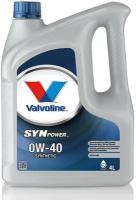 Масло моторное Valvoline SYNPOWER 0W-40 4L (арт. 872588) VAL-0W40SP-4L