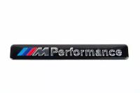 Эмблема универсальная BMW M-performance черная