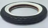 Покрышка 12" 1/2х2 1/4 (62-203) SA-206 Deli Tire №008135 БЕЛАЯ полоса