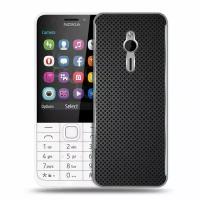 Дизайнерский силиконовый чехол для Nokia 230 Металл