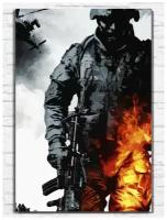 Картина по номерам на холсте игра Battlefield Bad Company 2 (PS, Xbox, PC, Switch) - 11050 В 60x40