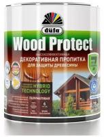 Пропитка защитная Wood Protect, бесцветный, 0,75 л Dufa МП000015760