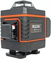 Лазерный нивелир Hilda 4D-16 с зеленым лучом и автоматическим выравниванием