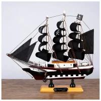 Корабль 'Аризона', 24 6 22см, пиратский, черные паруса