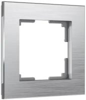 Рамка металлическая 1 пост WERKEL Aluminium WL11-Frame-01 / W0011706 алюминий