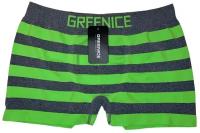 Трусы GREENICE, размер M/L, зеленый, серый