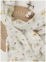 Пеленки для новорожденных муслиновые 120х120 "Оазис" Пеленка детская Baby Nice