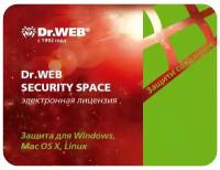 Dr.Web Security Space, электронный ключ, русский, количество пользователей/устройств: 1 ус., 24 мес