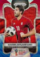 Коллекционная карточка Panini Prizm FIFA World Cup Russia 2018 #113 Karim Ansarifard - Red Blue Wave S0295