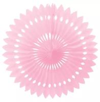 Бумажный фант декоративный Riota розовый, 40 см, 1 шт