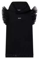 Платье трикотажное с капюшоном DKNY D32817/09B_164