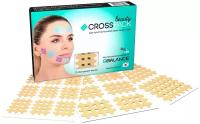 Набор кросс тейпов для лица CROSS TAPE BEAUTY (3 размера в упаковке) бежевый