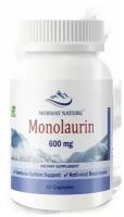 Укрепление иммунитета, Norway Nature, Monolaurin 600 mg, 60 капсул