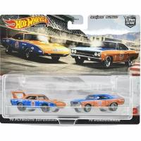 HBL96-HCY76 Машинка игрушка Hot Wheels Premium Culture металлическая коллекционная 70 Plymouth Superbird & 70 Road Runner 2шт