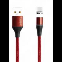 Кабель USB - Type-C FaisON K-05 Union, 1.0м, 3,0А, цвет: красный