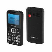 Мобильный телефон Maxvi B200 Black (2sim/2"/0,3МП/1400mAh)