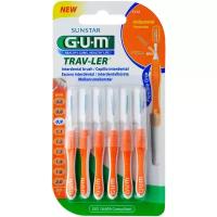 Межзубный ершик GUM Trav-Ler 0.9 mm оранжевый