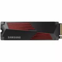 SSD накопитель Samsung 990 PRO PCIe Gen 4.0 x4, NVMe 2.0, M.2, with heatsink 1000Гб (MZ-V9P1T0CW)
