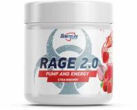 Предтренировочные комплексы Geneticlab Nutrition Rage 2.0 (240 г) Клубника