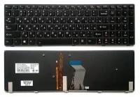 Клавиатура для ноутбука Lenovo Y580 c подсветкой p/n: 25-207343, 25207343, T4B8-RU, NSK-B55BC 0R