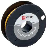 Маркировка кабельная EKF plc-KM-4-6 500 шт. желтый 1 шт