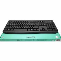 Клавиатура LOGITECH K120, русская раскладка с гравировкой, черная USB