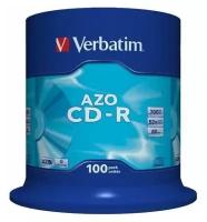 Диск Verbatim CD-R 700Mb 52x DataLife+ Cake Box (100шт)