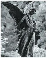 Скульптура ангела Раскраска картина по номерам на холсте