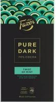 Fazer Pure Dark 70% Cocoa темный шоколад с Мятой, 95 г (Из Финляндии)