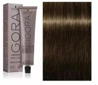 Schwarzkopf Краска для волос Игора Роял Igora Absolute 5-50 Светлый коричневый золотистый натуральный 60 мл