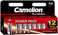 Батарейка АА Camelion Plus Alkaline BL12 LR6 1.5В