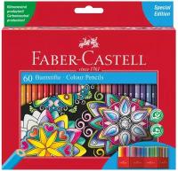 Faber-Castell карандаши цветные Замок, 60 цветов, 111260 разноцветный