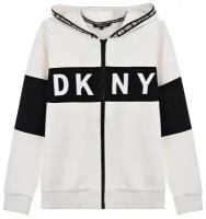 Толстовка DKNY, размер 128, белый