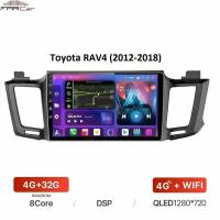Штатная магнитола FarCar для Toyota RAV4 (2012-2018) на Android 10 (4gb/32gb/WiFi/BT/GPS/DSP/QLED/4G)