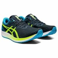 Кроссовки ASICS, размер 8,5 US, зеленый, голубой