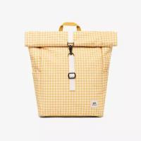 Рюкзак Lefrik Roll Mini Printed Vichy Mustard