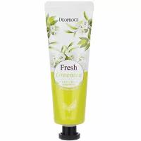 Парфюмированный крем для рук с экстрактом зеленого чая Deoproce Fresh Greentea Perfumed Hand Cream, 50 мл