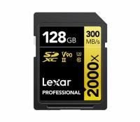 Карта памяти Lexar SDXC 128GB Professional 2000x UHS-II U3 V90