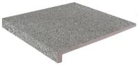 Клинкерная ступень фронтальная Exagres Peldano Recto Milan Gris Antislip 33x33x3 под камень